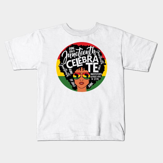 juneteenth 1865 Kids T-Shirt by first12